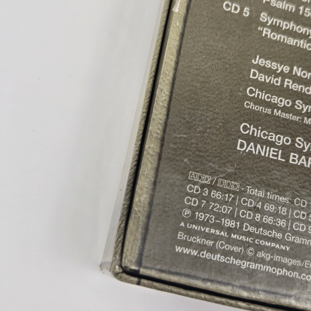 Bruckner 10 Symphonies Barenboim Chicago Symphony DG 10 CD Box Set Collectors - Picture 8 of 9